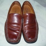 m COLE HAAN NIKE AIR BROWN LEATHER LOAFERS MENS 10.5 M
