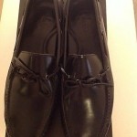 COLE HAAN BLACK LOAFER DRIVER MENS SZ 13