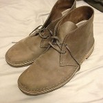 Men’s Clarks Original Desert Boot Grey Leather 77821 (size 10)
