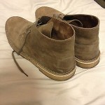 Men’s Clarks Original Desert Boot Grey Leather 77821 (size 10)