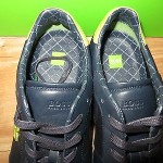 NEW HUGO BOSS GREEN LABEL ELDORADO CONTRAST LEATHER SHOES SNEAKERS Size9 42EU