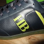 NEW HUGO BOSS GREEN LABEL ELDORADO CONTRAST LEATHER SHOES SNEAKERS Size9 42EU