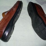 m COLE HAAN NIKE AIR BROWN LEATHER LOAFERS MENS 10.5 M