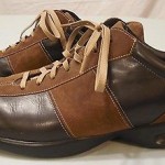 Cole Haan Air Ventura Black Leather & Brown Nubuck Sport Oxfords Size 11.5 M