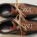 Cole Haan Air Ventura Black Leather & Brown Nubuck Sport Oxfords Size 11.5 M
