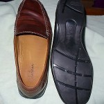 m COLE HAAN NIKE AIR BROWN LEATHER LOAFERS MENS 10.5 M