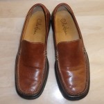 COLE HAAN NIKE AIR “SANTA BARBARA” BROWN SLIP ON LOAFERS SIZE 11M