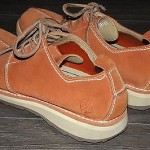 11.5 W Men’s Burnt / Dark Orange Timberland Lace Up Suede Shoes 11 1/2 Excellent