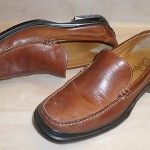 COLE HAAN NIKE AIR “SANTA BARBARA” BROWN SLIP ON LOAFERS SIZE 11M