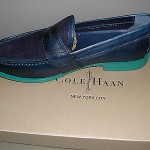 New Men’s Cole Haan Air Monroe Penny.  Navy/Navy Wool Size 10M