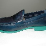 New Men’s Cole Haan Air Monroe Penny.  Navy/Navy Wool Size 10M