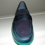 New Men’s Cole Haan Air Monroe Penny.  Navy/Navy Wool Size 10M