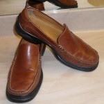 COLE HAAN NIKE AIR “SANTA BARBARA” BROWN SLIP ON LOAFERS SIZE 11M