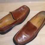 COLE HAAN NIKE AIR “SANTA BARBARA” BROWN SLIP ON LOAFERS SIZE 11M