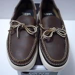 NEW VANS X HORWEEN PIRAGUA LX SZ 9.5 BOAT SHOES VAULT HAVANA BROWN SLIP ON DQM