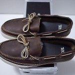 NEW VANS X HORWEEN PIRAGUA LX SZ 9.5 BOAT SHOES VAULT HAVANA BROWN SLIP ON DQM