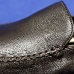 HUGO BOSS LOUNGE STYLE BROWN LEATHER MOCCASIN DRIVER/SLIPPER