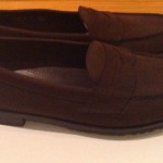 Cole Haan Pinch Penny Dark Brown Suede Leather Slip-On Loafers Shoes Size 11.5