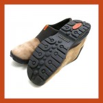 Cole Haan Country Nike Air mens slip on shoes size 9 tan suede