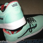 VANS SKATEBOARDING MENS GRAPH LOW LXVI SKATE SHOES MINT GREEN RED SIZE 12 NEW