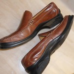 COLE HAAN NIKE AIR “SANTA BARBARA” BROWN SLIP ON LOAFERS SIZE 11M