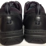 CLARKS PORTLAND Cushioned Black Leather OXFORD TravelTrek Shoes 4-Eye 9 1/2 W US