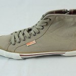 100% Authentic NIB Hugo Boss Orange Beige Men’s Zip-up Side Shoes sz. 9 $