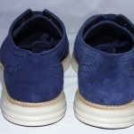 Cole Haan Lunargrand Wingtip Oxfords, Suede Upper, Navy/Off-White, 8 M, New