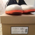 NEW COLE HAAN LUNARGRAND SADDLE 10M BIRCH/BLK/ORNG C11244