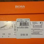 NEW HUGO BOSS ORANGE MENS SNEAKERS – SIZE US 7 – LUCIANO 1 LACE UP SNEAKERS