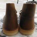 Clarks Desert Boot Mens 10  Brown NWOB Crepe Sole Wallabee Original Leather Uppe