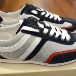 NEW HUGO BOSS ORANGE SILVANS MENS SIZE US 7 EU 40 DARK BLUE FASHION SNEAKERS