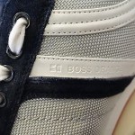 NEW HUGO BOSS ORANGE SILVANS MENS SIZE US 7 EU 40 DARK BLUE FASHION SNEAKERS