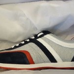 NEW HUGO BOSS ORANGE SILVANS MENS SIZE US 7 EU 40 DARK BLUE FASHION SNEAKERS