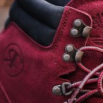 Ronnie Fieg for Timberland Boot 6 Inch 40 Below Sz 11 Burgundy Kith NYC