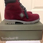 Ronnie Fieg for Timberland Boot 6 Inch 40 Below Sz 11 Burgundy Kith NYC