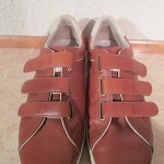 COLE HAAN MEN”S BROWN LEATHER G SERIES VELCRO CLOSURE  SHOES sz12M
