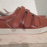 COLE HAAN MEN”S BROWN LEATHER G SERIES VELCRO CLOSURE  SHOES sz12M