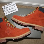Timberland Ronnie Fieg 6 in 40 below boot DS size 9.5 rust kith bred gamma foam