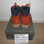 Timberland Ronnie Fieg 6 in 40 below boot DS size 9.5 rust kith bred gamma foam