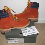 Timberland Ronnie Fieg 6 in 40 below boot DS size 9.5 rust kith bred gamma foam