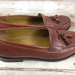 COLE HAAN PINCH AIR TASSEL LOAFER SADDLE TAN MENS SIZE 10.5