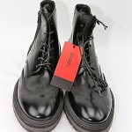 HUGO BOSS RED LABEL SURSION LEATHER BOOTS SHOES NEW SIZE 9US 42EU MADE IN ITALY