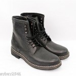 HUGO BOSS ORANGE LABEL NEXTORO LEATHER BOOTS SHOES NEW SIZE 10 US 43 EU