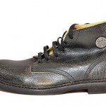 Diesel Tatra Black Men’s Leather boots shoes size US 12.5  EUR 46 New