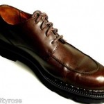 Cole Haan Country Mens Brown Leather Lace Up Oxfords size 8D