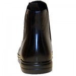 $295 New HUGO BOSS Black Ankle Dress Boots Mens 12 45 Casual Pull-on 12.5 45.5