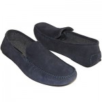 HUGO BOSS GIFT SET Navy Blue Drivers Loafers 10 43 Mens Casual Moccasins .5