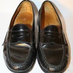 COLE HAAN Men’s Size 8.5 Pinch PENNY LOAFERS Black Leather SHOES Slip-On