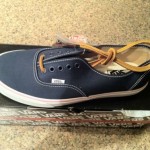 Vans Authentic Lace Up – Brushed Twill – Navy – 10